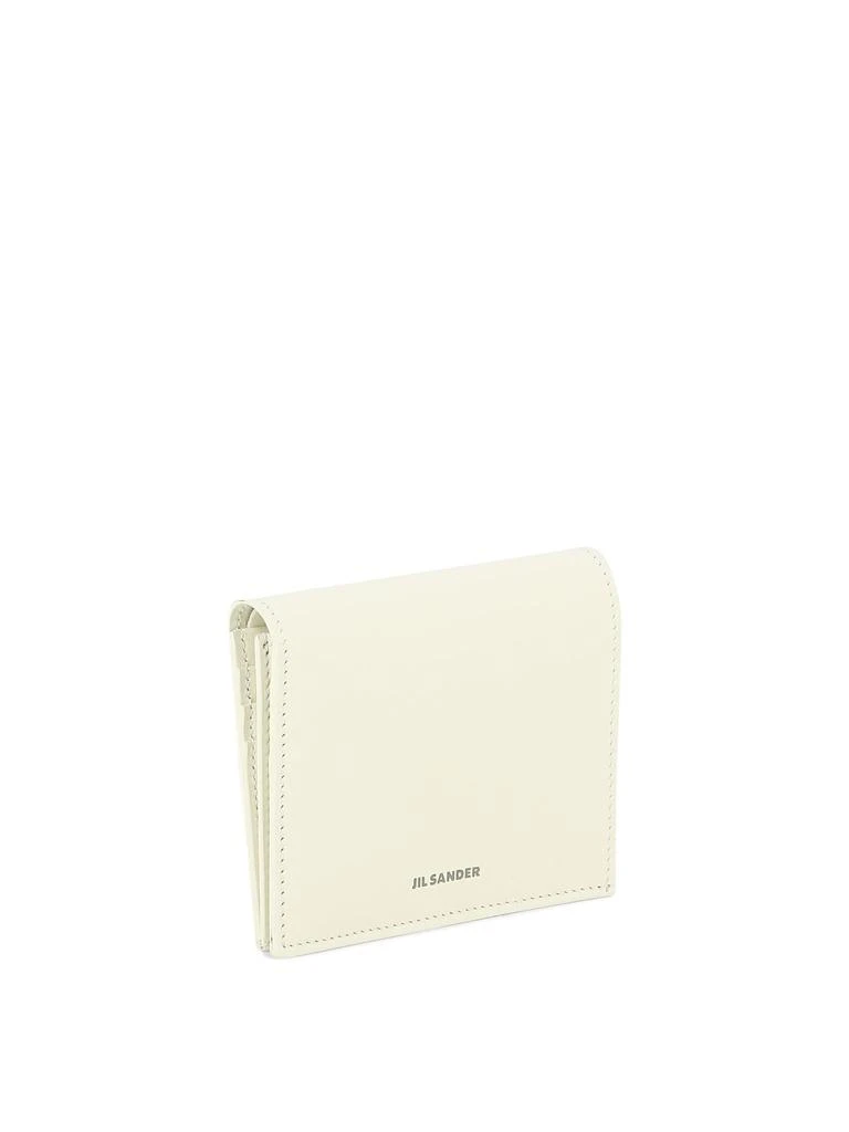 商品Jil Sander|Folded Wallet With Embossed Jil Sander Logo V Wallets & Card Holders White,价格¥1147,第2张图片详细描述