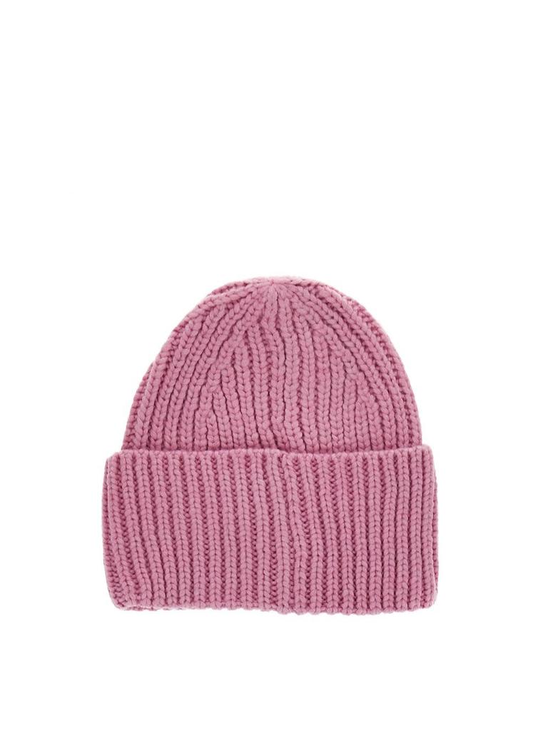 Chunky Ribbed Beanie with Logo商品第2张图片规格展示