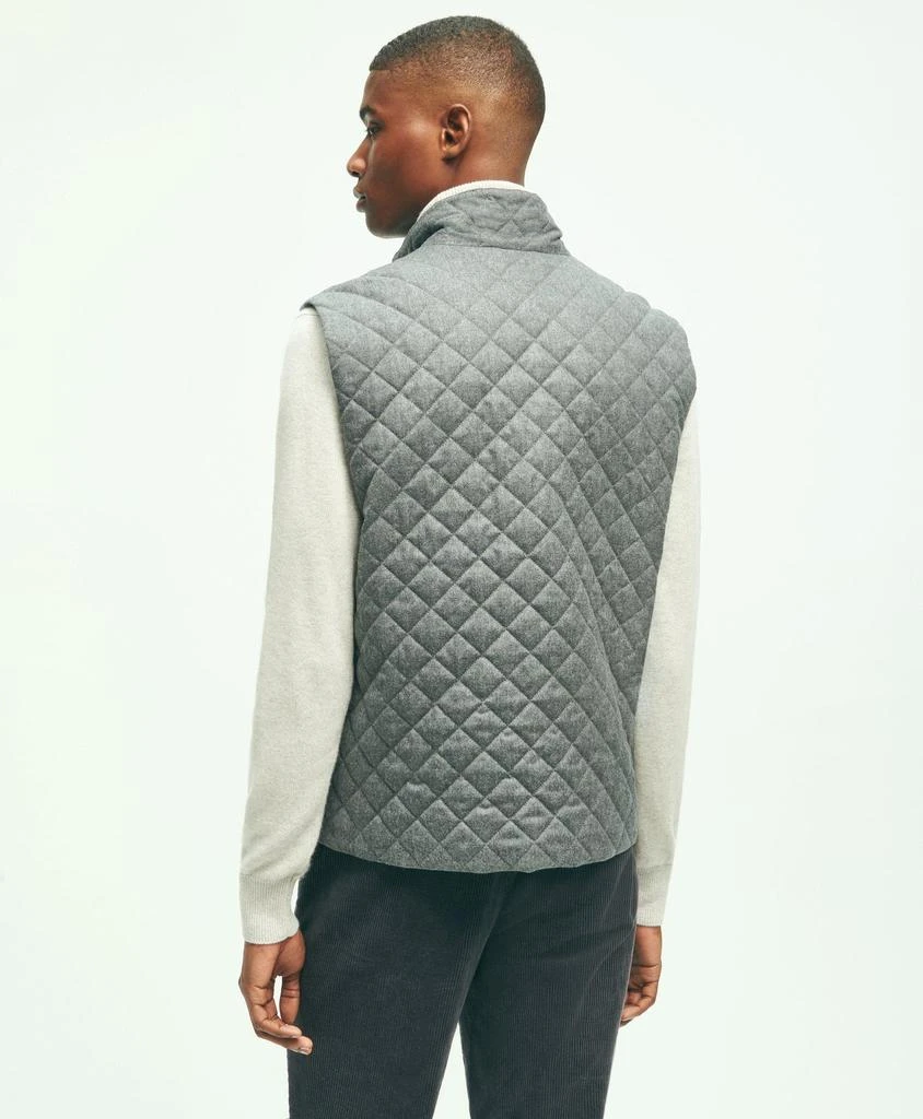 商品Brooks Brothers|Wool Down Diamond Quilted Vest,价格¥1158,第3张图片详细描述