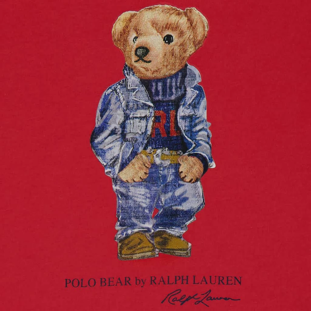 商品Ralph Lauren|Polo Ralph Lauren Kids Red Polo Bear Cotton Jersey T-Shirt, Size 5Y,价格¥189,第3张图片详细描述