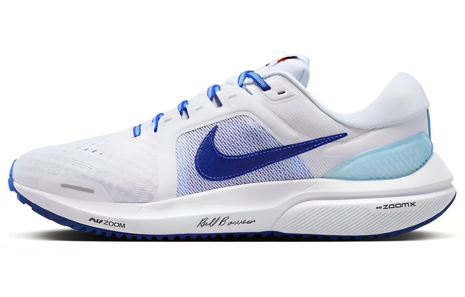 商品[国内直发] NIKE|Air Zoom Vomero 16 PRM 舒适运动 低帮 休闲跑步鞋 男款 白蓝色,价格¥879,第1张图片