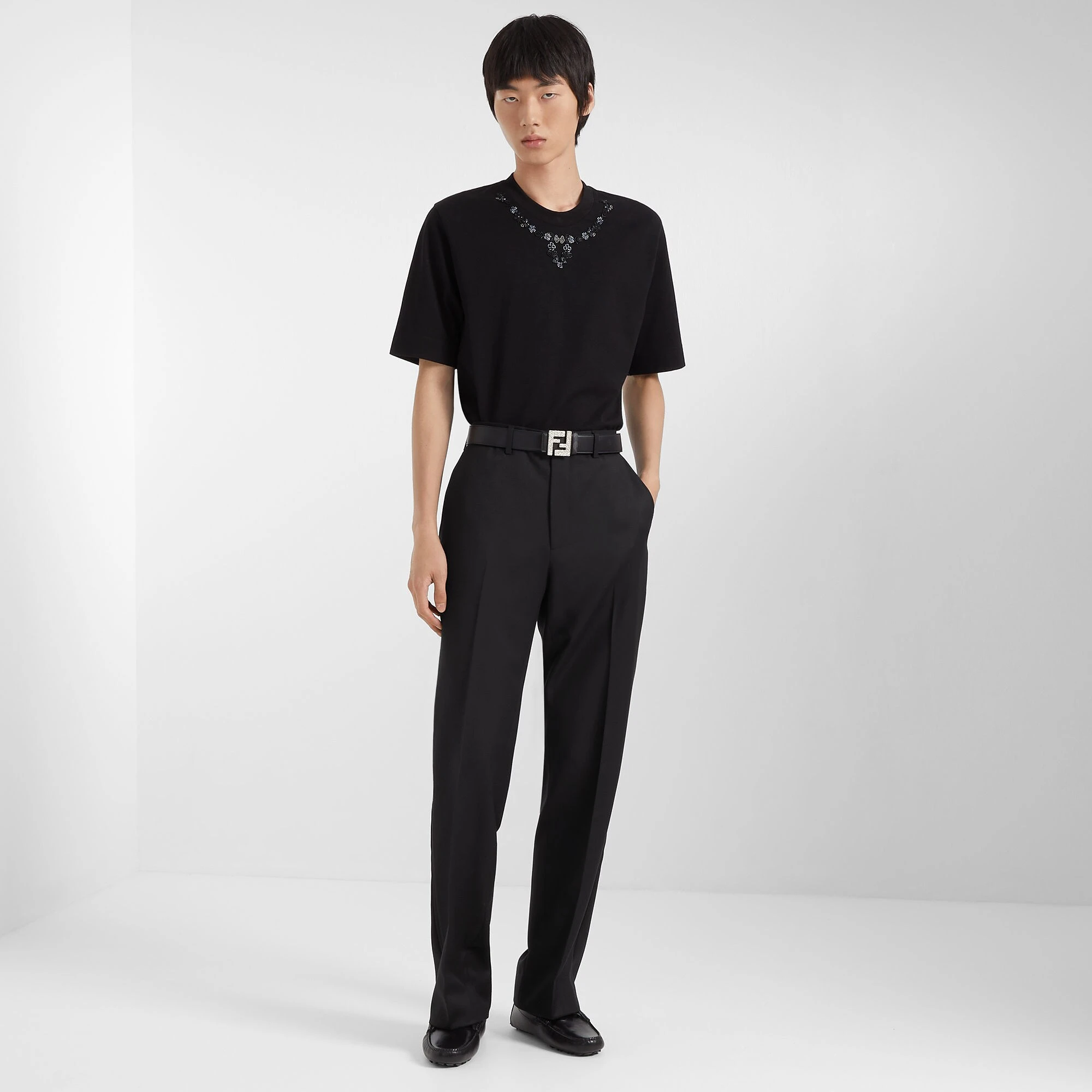【预售】 芬迪 25春夏 男士 西裤 Trousers FB0366AMZMF0QA1  商品