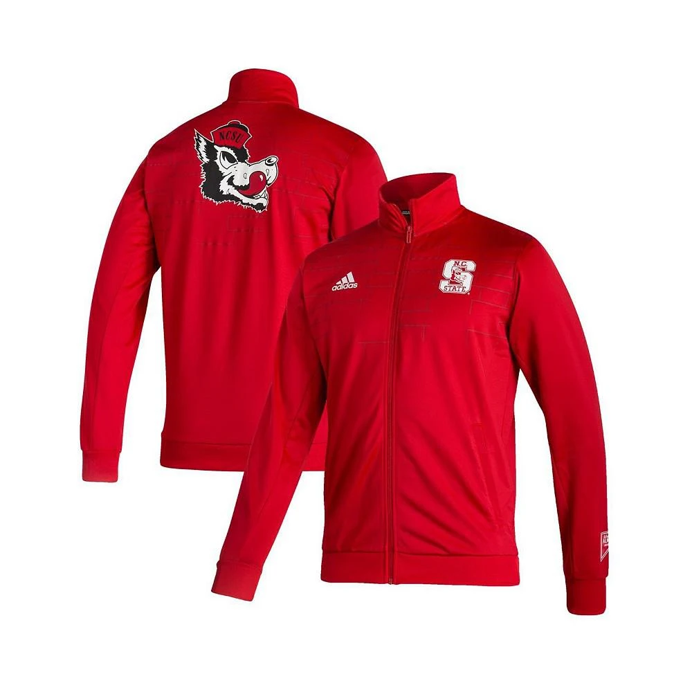 商品Adidas|Men's Red Nc State Wolfpack Football Strategy Full-Zip Jacket,价格¥630,第2张图片详细描述