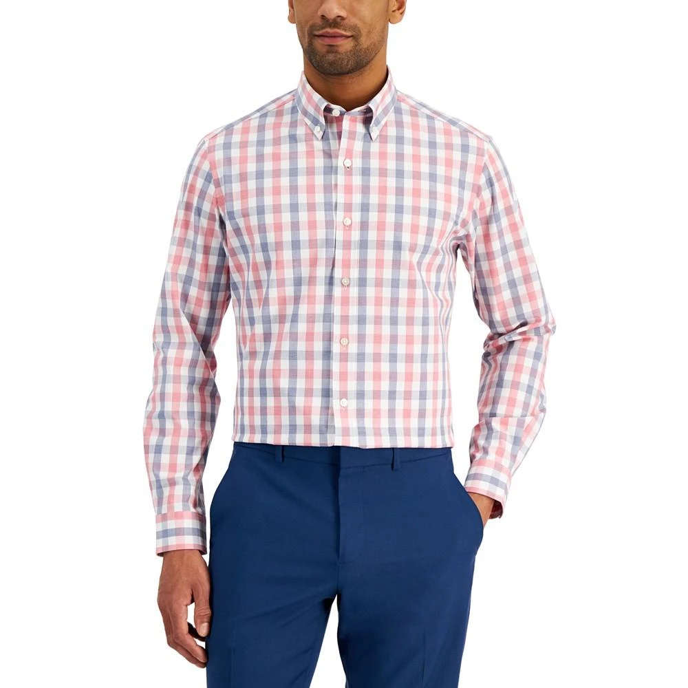 商品Club Room|Men's Slim Fit 4-Way Stretch Gingham Dress Shirt, Created for Macy's,价格¥136,第1张图片