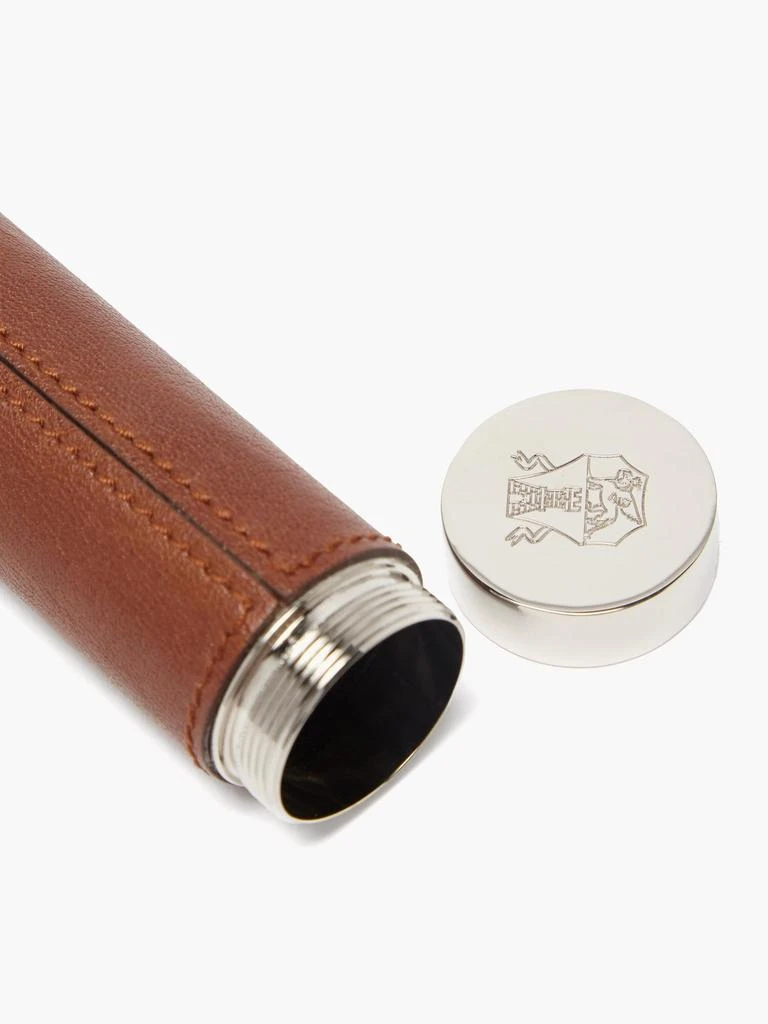 商品Brunello Cucinelli|Leather and stainless steel cigar case,价格¥2128,第4张图片详细描述