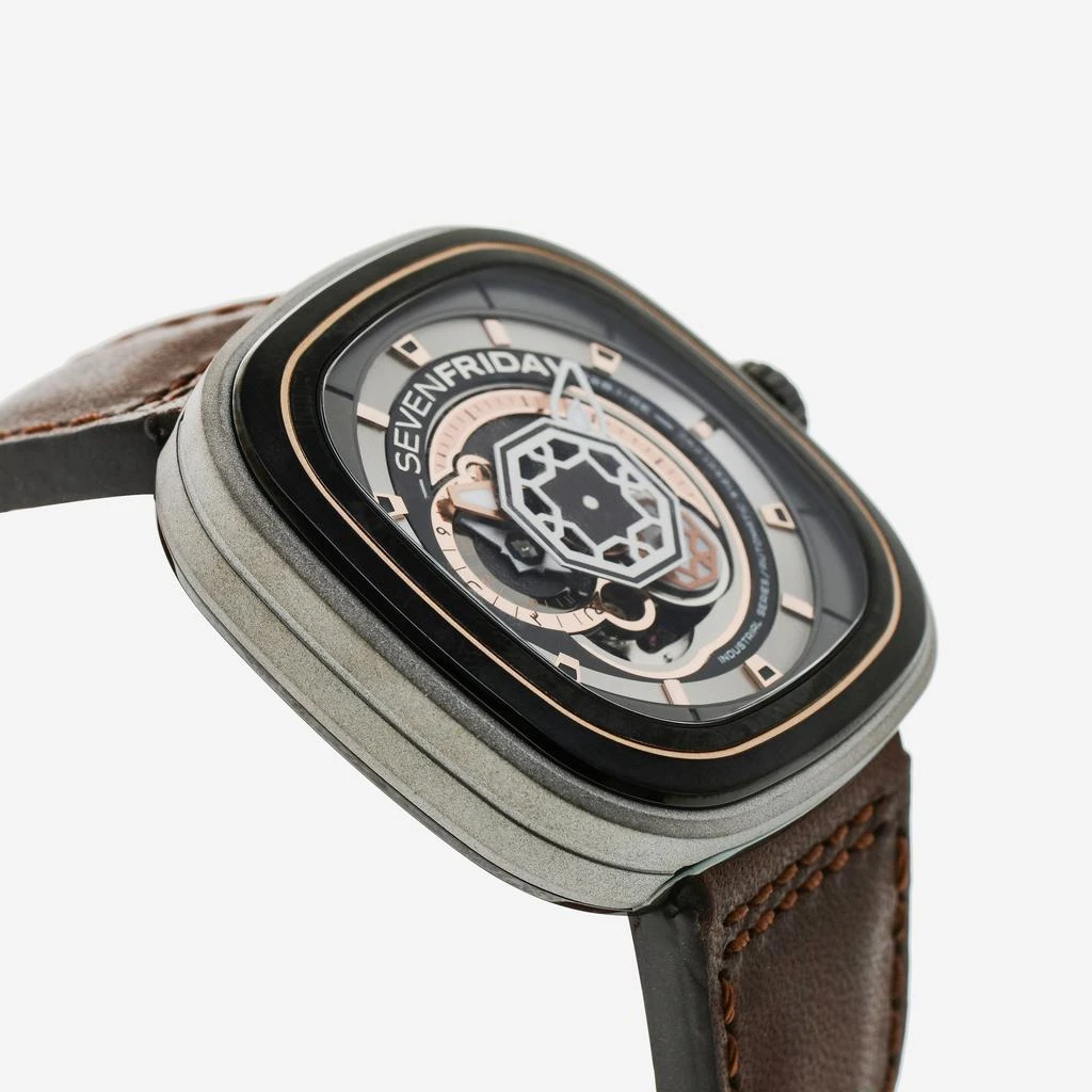 商品Sevenfriday|SevenFriday Katara Stainless Steel Men's Automatic Watch P2B/06,价格¥6355,第4张图片详细描述