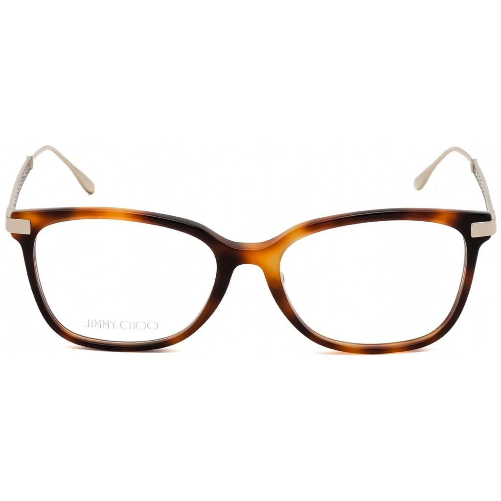 商品Jimmy Choo|Jimmy Choo Women's Eyeglasses - Clear Demo Lens Havana/Gold Frame | JC 236/F 0086 00,价格¥539,第2张图片详细描述