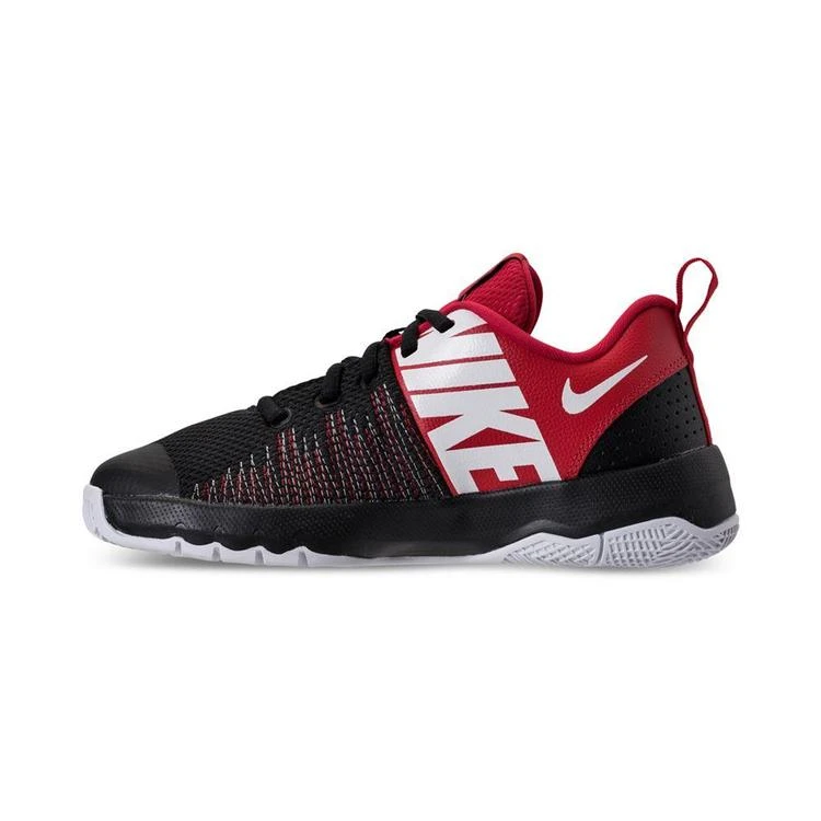 商品NIKE|Big Boys' Team Hustle Quick Basketball Sneakers from Finish Line,价格¥407,第4张图片详细描述
