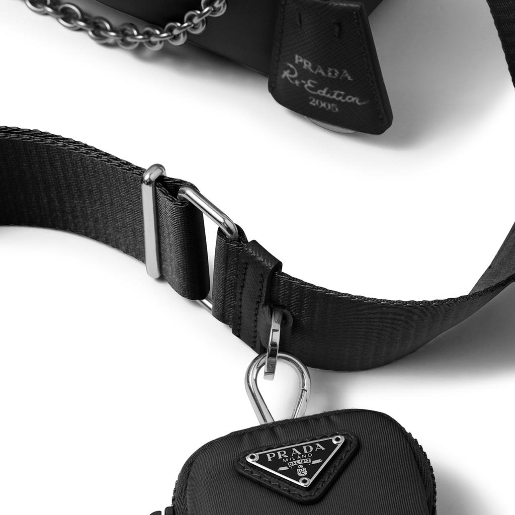 Prada Re-Edition 2005 Re-Nylon Black Bag商品第3张图片规格展示
