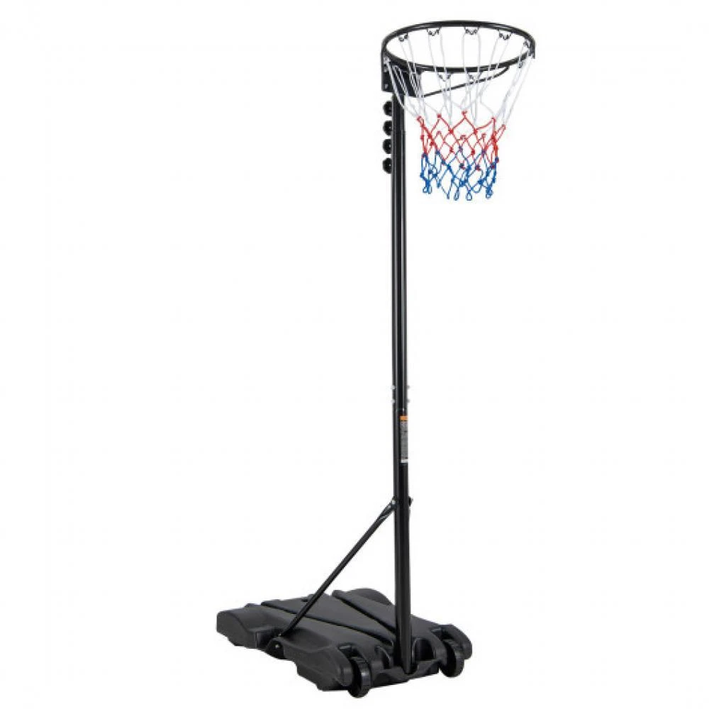 商品Hivvago|8.5 to 10 FT Adjustable Portable Basketball Hoop Stand with Fillable Base and 2 Wheels,价格¥916,第2张图片详细描述