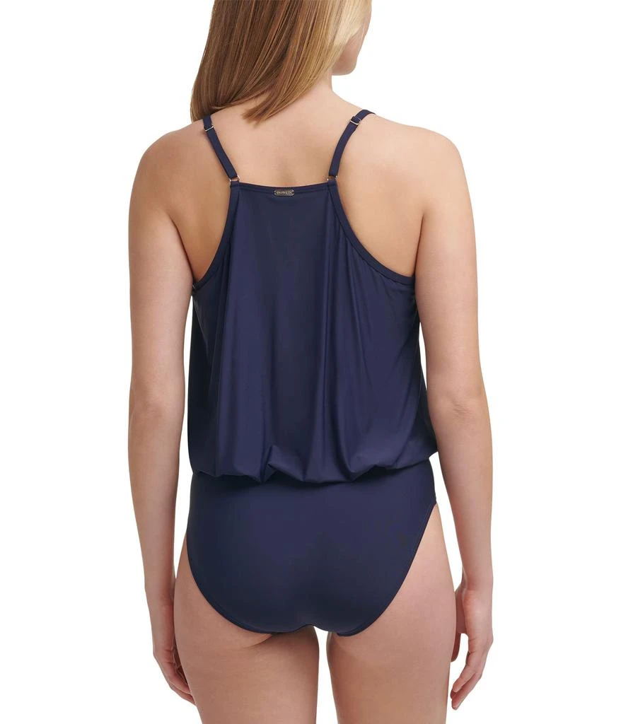 商品Calvin Klein|Crossover Blouson Wrap One-Piece,价格¥361,第2张图片详细描述