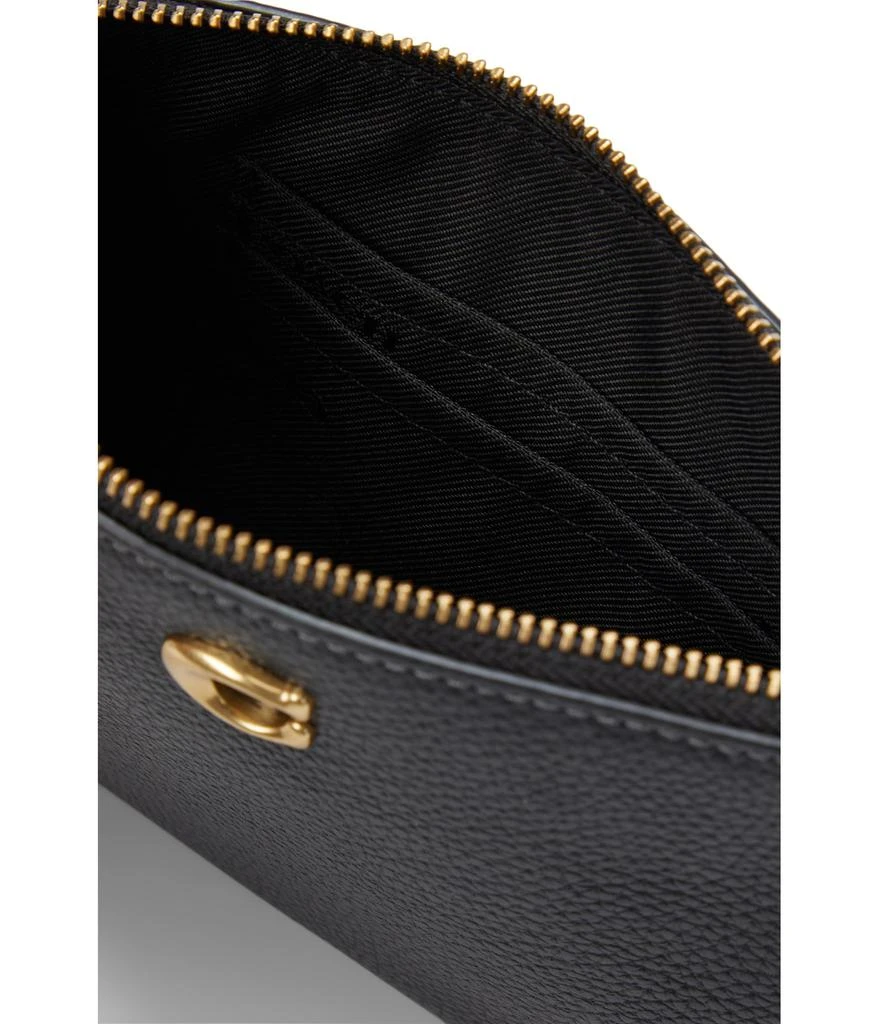 商品Coach|Polished Pebble Small Wristlet,价格¥564,第3张图片详细描述
