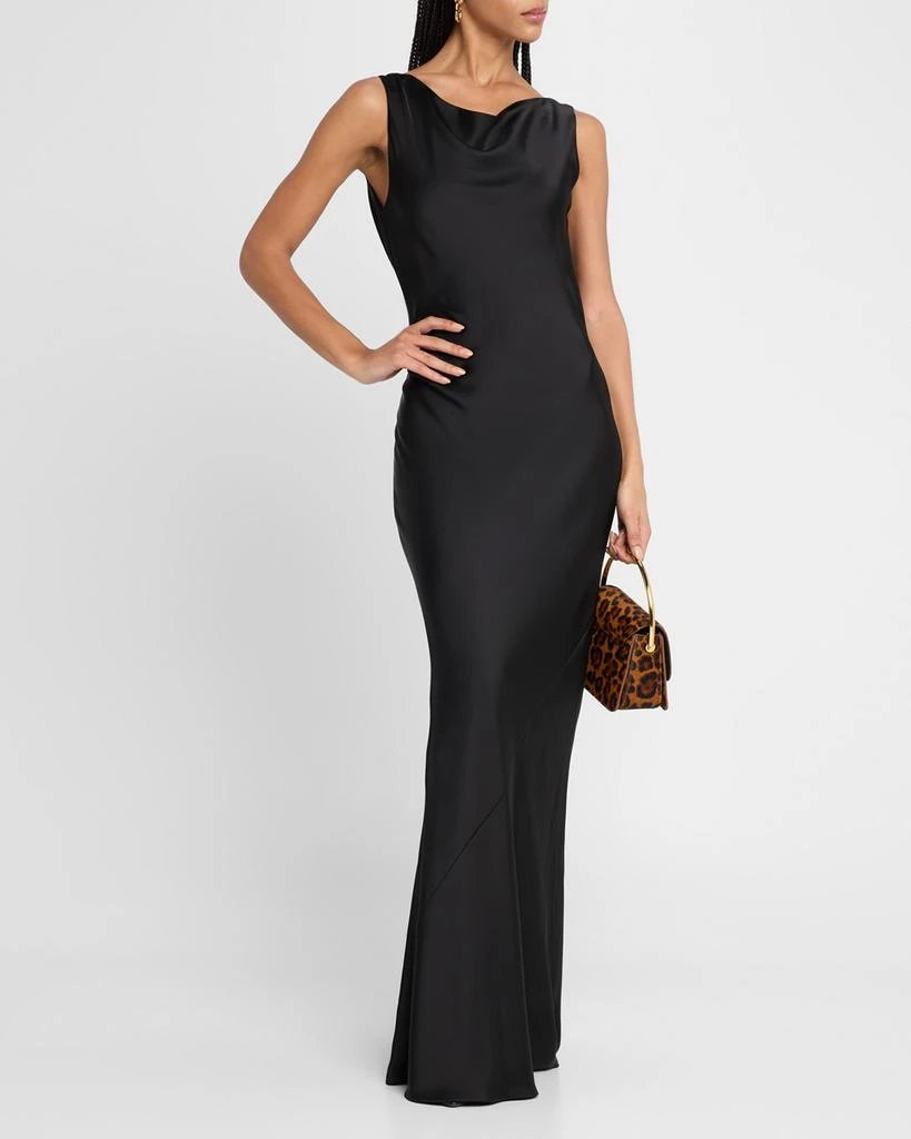 商品Norma Kamali|Sleeveless Low Back Drape Gown,价格¥2915,第4张图片详细描述