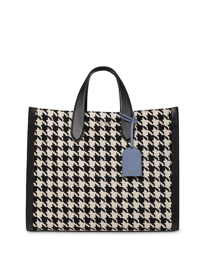 商品Kate Spade|Manhattan Houndstooth Large Tote,价格¥3440,第1张图片