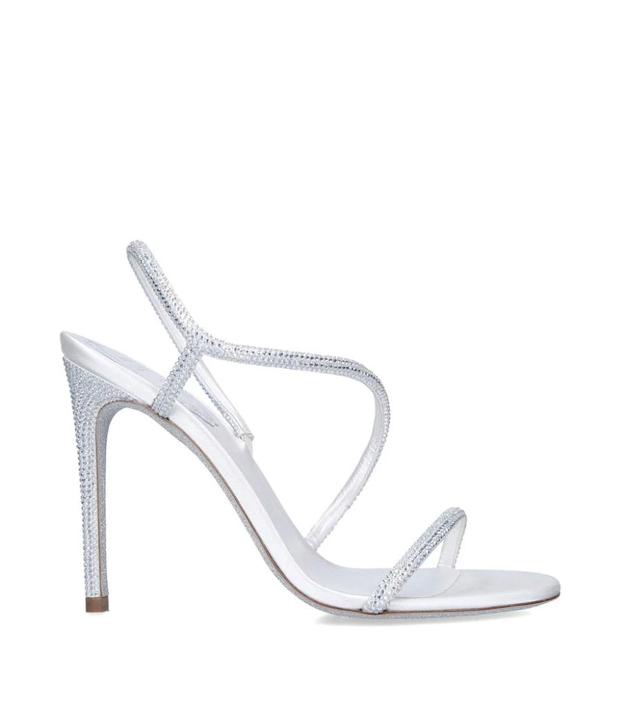 商品Rene Caovilla|Leather Jewelled Sandals 105,价格¥9147,第3张图片详细描述