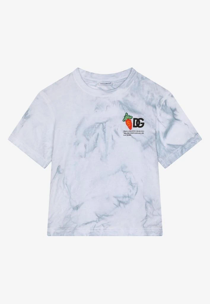 商品Dolce & Gabbana|Boys Tie-Dye Print T-shirt,价格¥1213,第1张图片