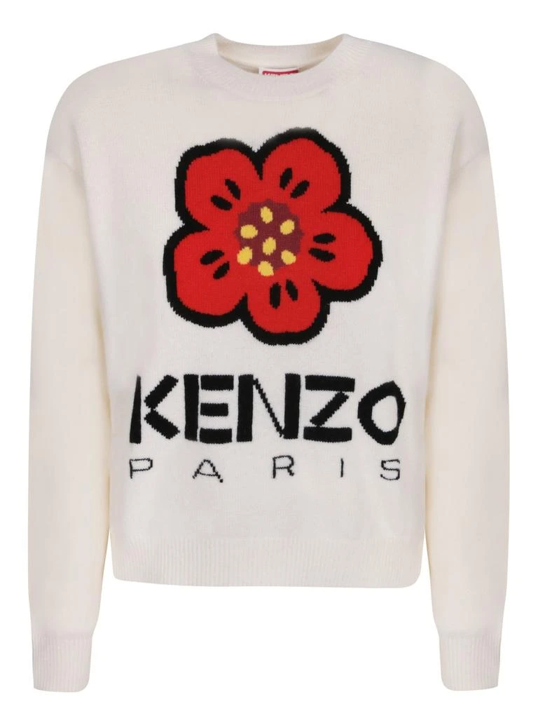 商品Kenzo|Kenzo Boke Flower Crewneck Knitted Jumper,价格¥1567,第1张图片