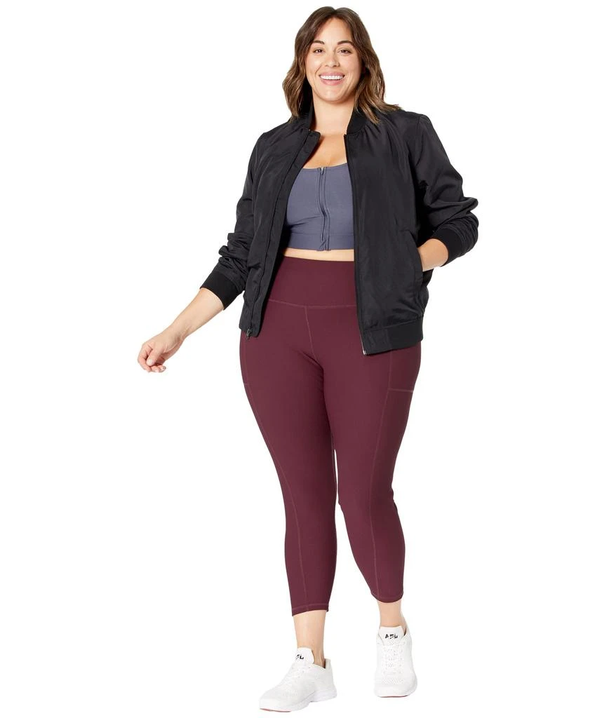 商品Jockey Active|Plus Size Ribbed Texture Leggings,价格¥125,第4张图片详细描述