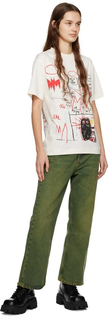 商品Etudes|SSENSE Exclusive Off-White Wonder Batman T-Shirt,价格¥576,第4张图片详细描述