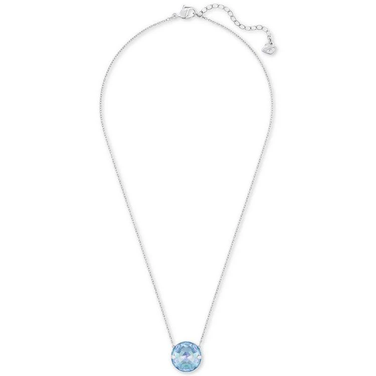 商品Swarovski|Globe Silver-Tone Blue Crystal Pendant Necklace,价格¥558,第3张图片详细描述