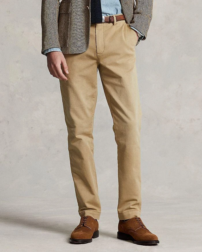 商品Ralph Lauren|Stretch Slim Fit Knitlike Chino Pants,价格¥1277,第3张图片详细描述