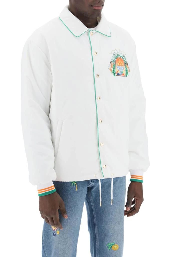 商品Casablanca|Triomphe Dorange Padded Blouson Jacket,价格¥5232,第2张图片详细描述