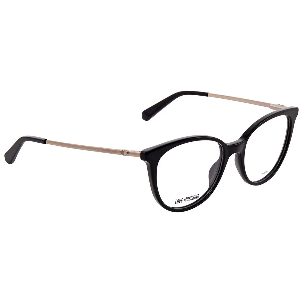 商品Moschino|Moschino Ladies Black Round Eyeglass Frames MOL549 807 51,价格¥446,第1张图片