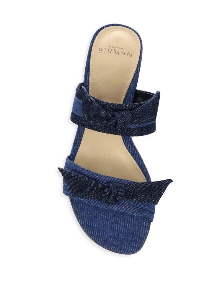 商品Alexandre Birman|Clarita Denim Slides,价格¥1336,第4张图片详细描述