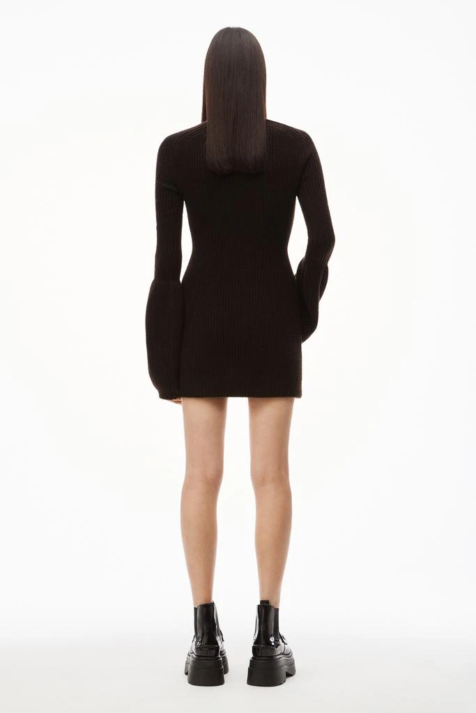 LONG-SLEEVE MINI DRESS IN CASHMERE WOOL 商品