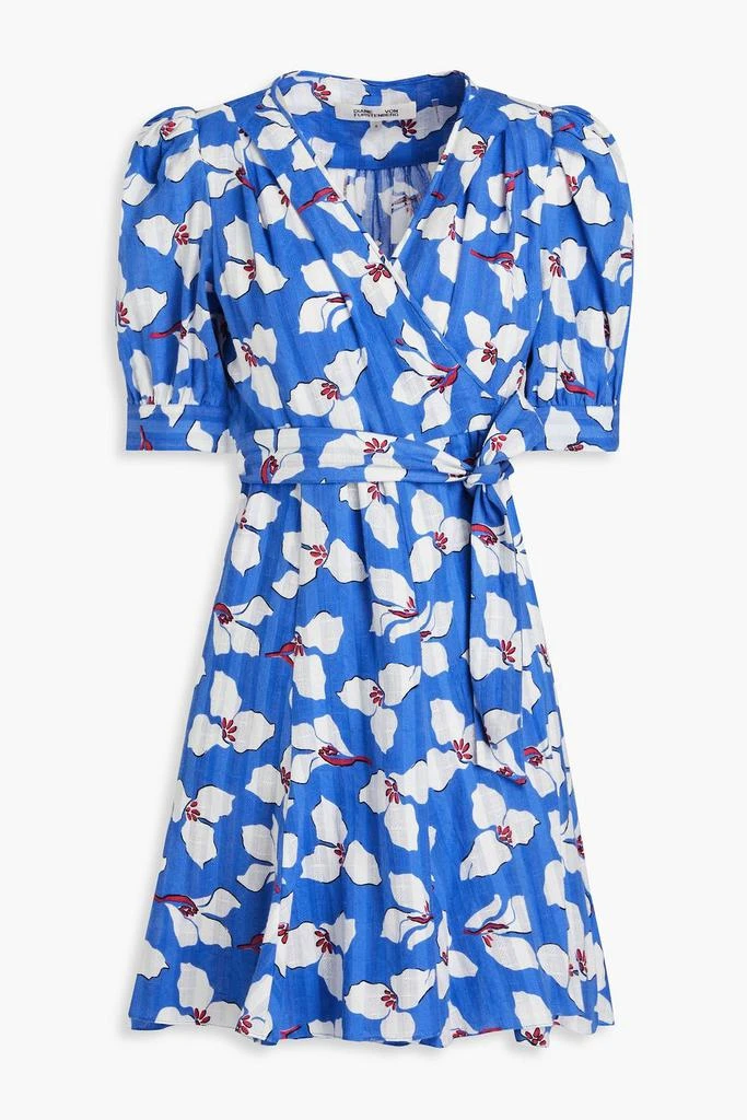 商品Diane von Furstenberg|Elodie floral-print cotton-jacquard mini dress,价格¥1568,第1张图片