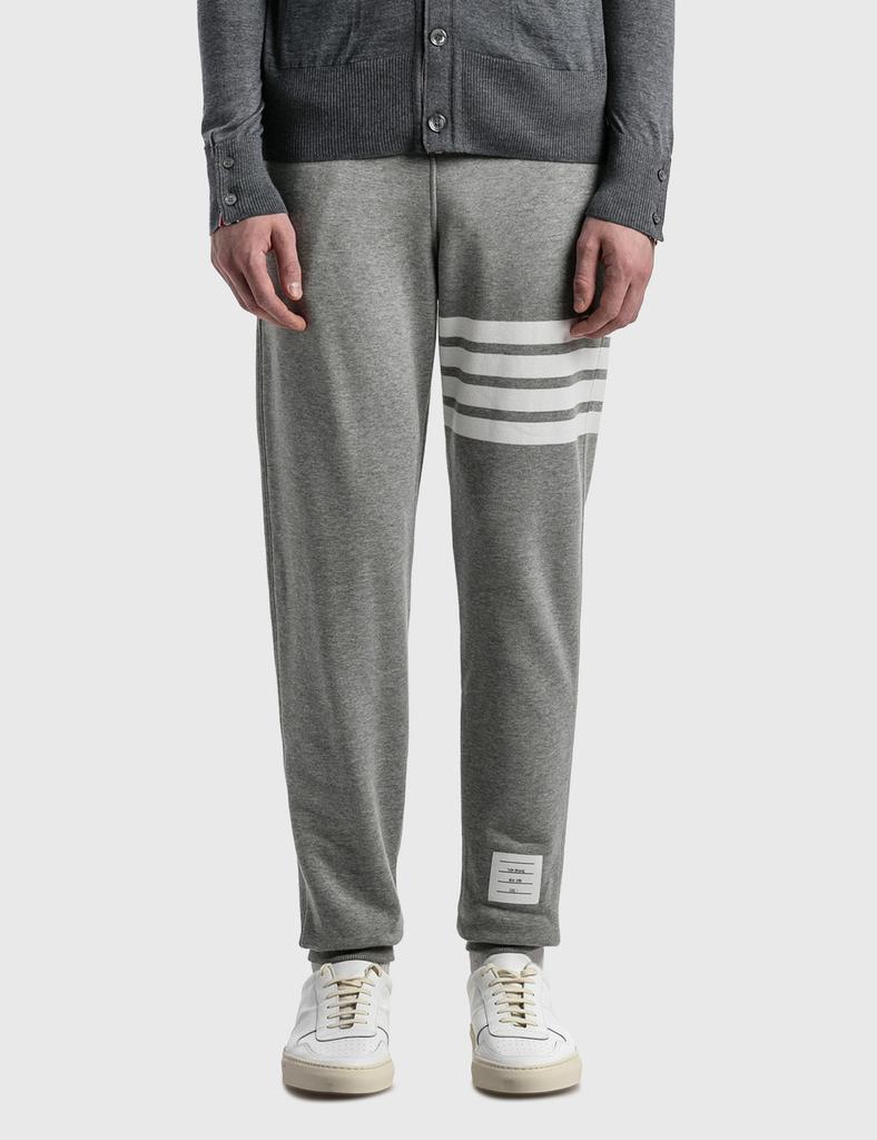 商品Thom Browne|Cotton Loopback Knit Engineered 4-Bar Sweatpants,价格¥5599,第5张图片详细描述