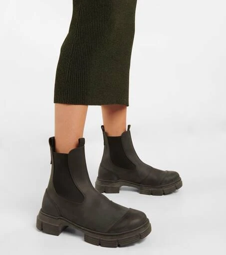 商品Ganni|Rubber ankle boots,价格¥1414,第3张图片详细描述