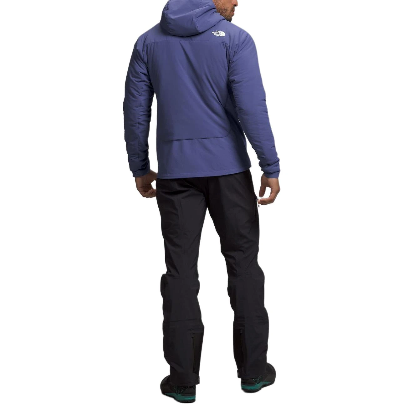 商品[国内直发] The North Face|北面 Summit Series Casaval Hybrid Hoodie 纯色标志拉链连帽长袖夹克外套 男款 蓝色,价格¥1969,第5张图片详细描述