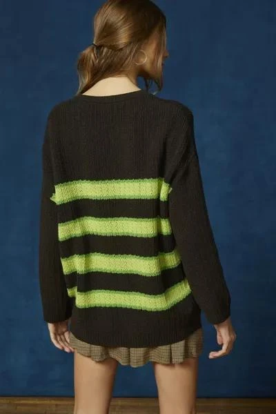 商品BDG|BDG Carter Recycled Pullover Sweater,价格¥115,第4张图片详细描述