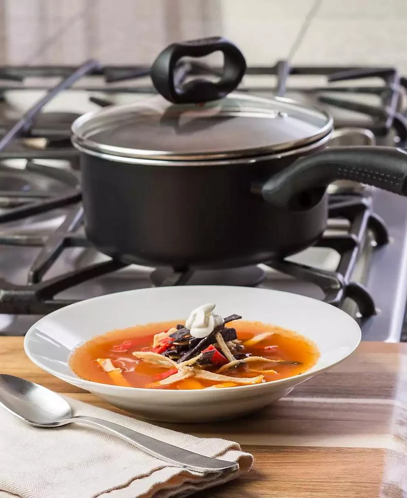 商品Ecolution|Aluminum 3 Quart Evolve Non-Stick Saucepan with Glass Lid,价格¥309,第2张图片详细描述