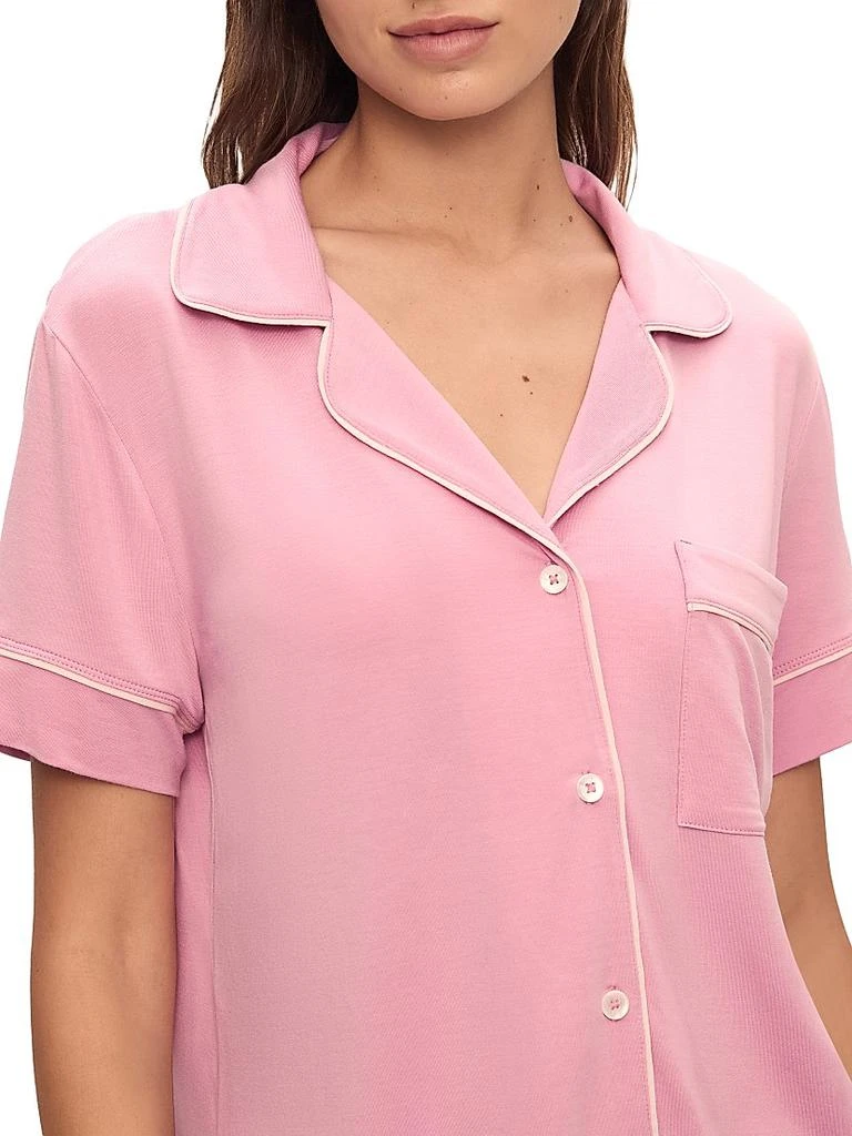 商品Eberjey|Gisele Relaxed 2-Piece Pajama Set,价格¥1092,第4张图片详细描述