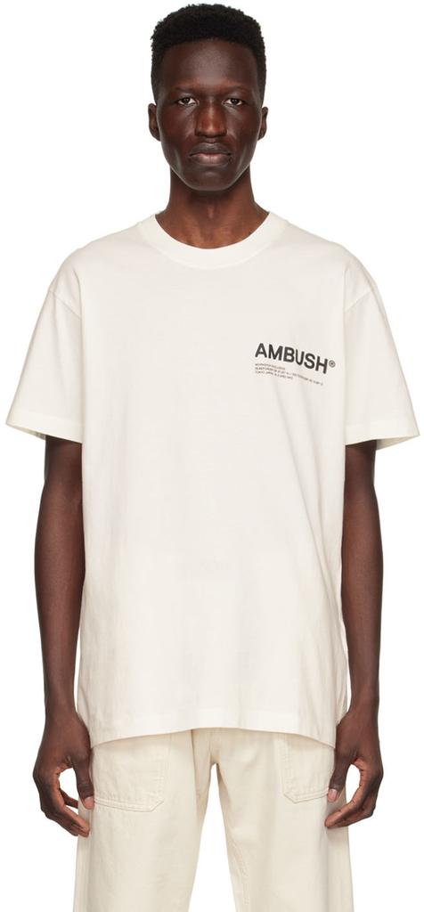 Off-White Cotton T-Shirt商品第1张图片规格展示