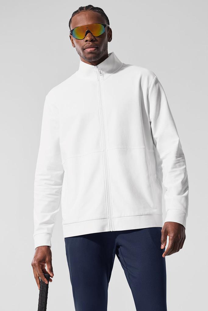 【Alo Yoga】Conquer Max Mock Neck Full Zip Conquer Max Mock Neck Full Zip - Black | Alo Yoga
