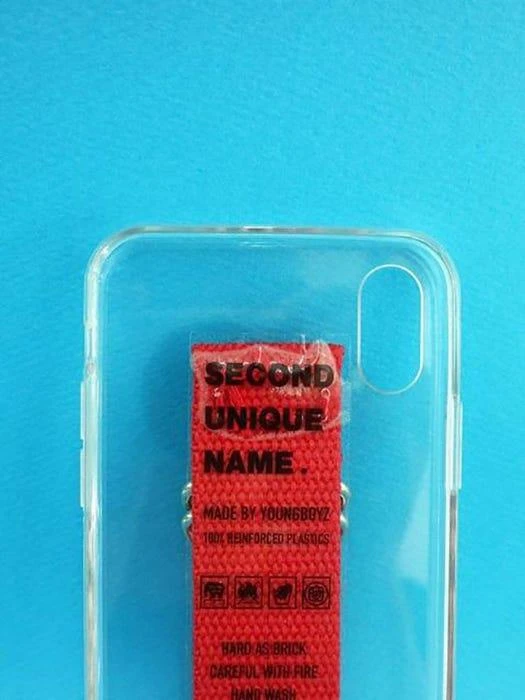 商品SECOND UNIQUE NAME|Sun Case Clear Red Jelly Case,价格¥408,第1张图片