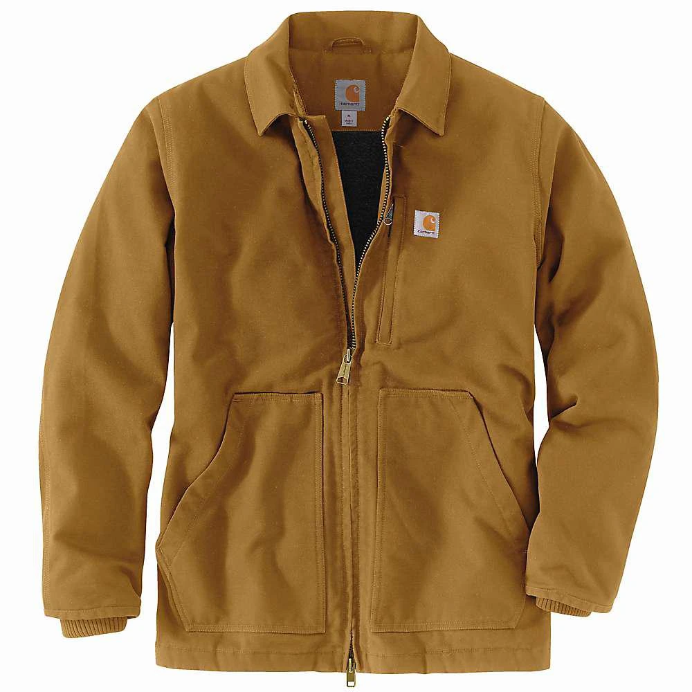 商品Carhartt|Carhartt Men's Washed Duck Sherpa Lined Coat,价格¥1057,第2张图片详细描述