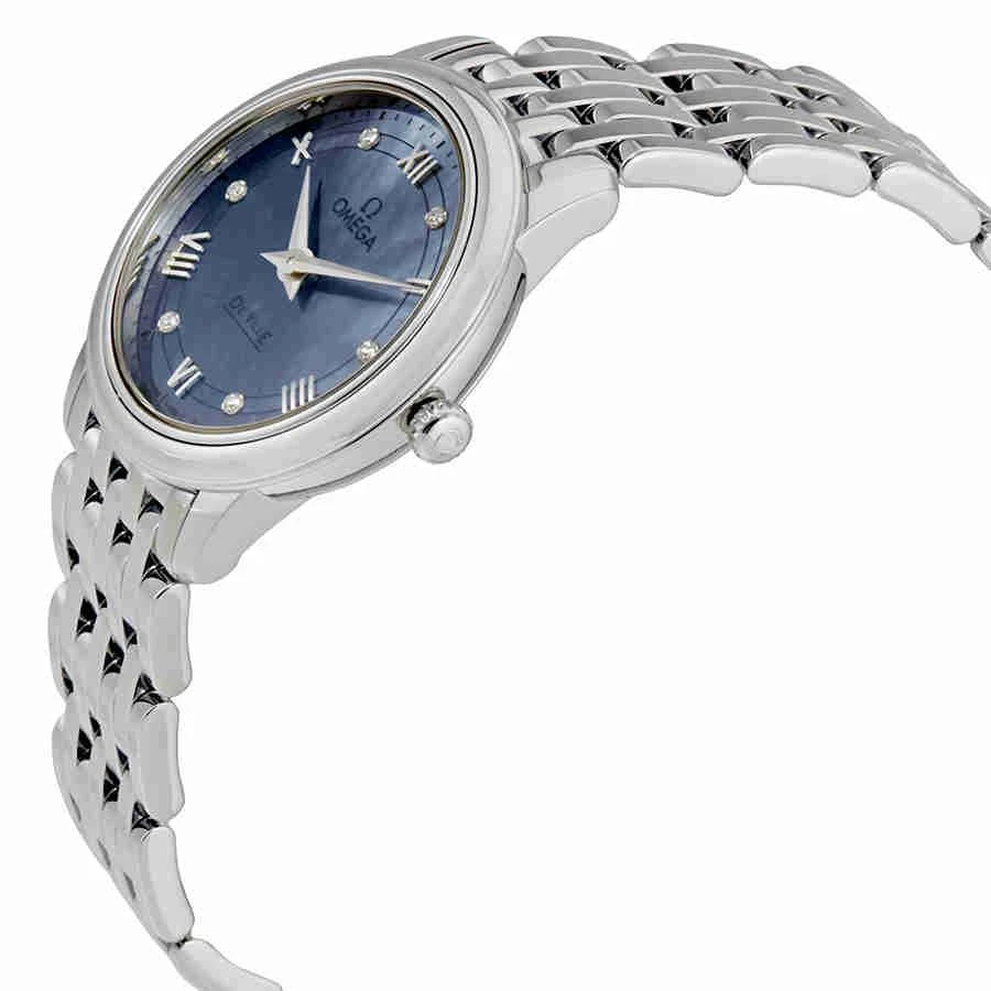 商品Omega|De Ville Prestige Blue Mother of Pearl Ladies Watch 424.10.27.60.57.001,价格¥17278,第2张图片详细描述