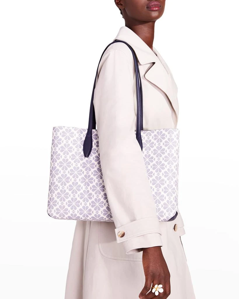 商品Kate Spade|spade flower coated canvas large tote bag,价格¥838,第2张图片详细描述