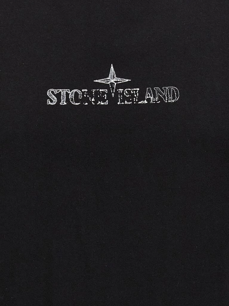 商品Stone Island|Stone Island Logo Printed T-Shirt,价格¥1206,第4张图片详细描述