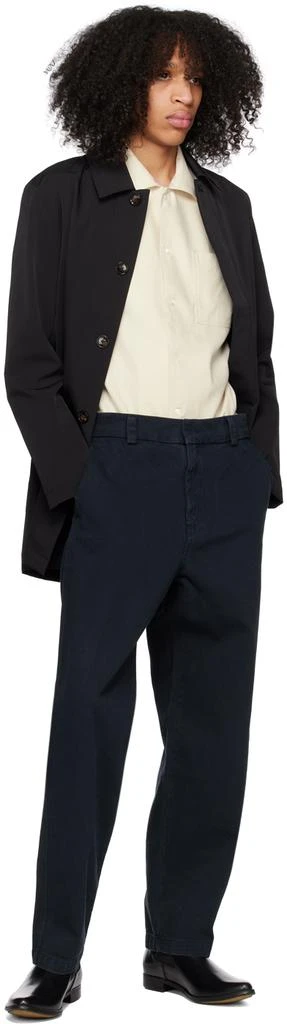 商品ANOTHER ASPECT|Navy Regular-Fit Trousers,价格¥560,第4张图片详细描述
