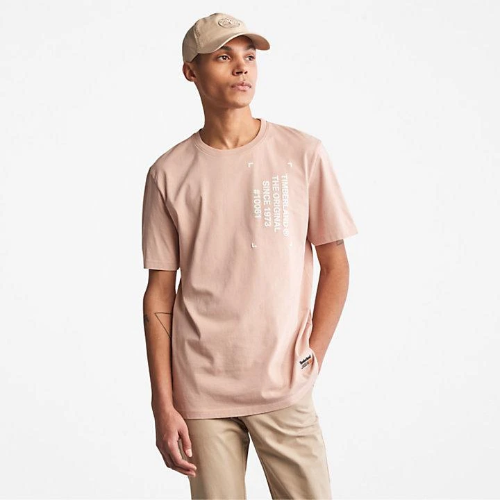 商品Timberland|Progressive Utility Graphic T-Shirt for Men in Pink,价格¥194,第1张图片
