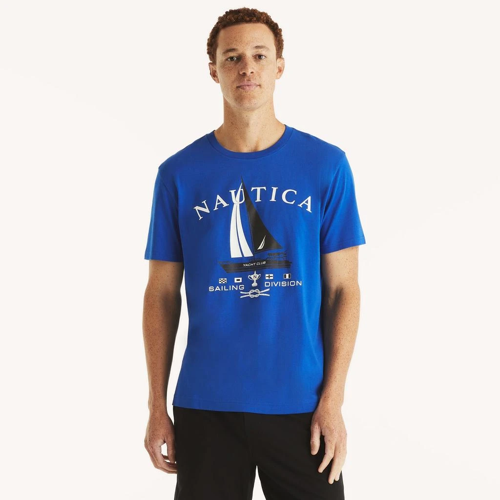 商品Nautica|Mens Sailing Division Sleep T-Shirt,价格¥80,第1张图片