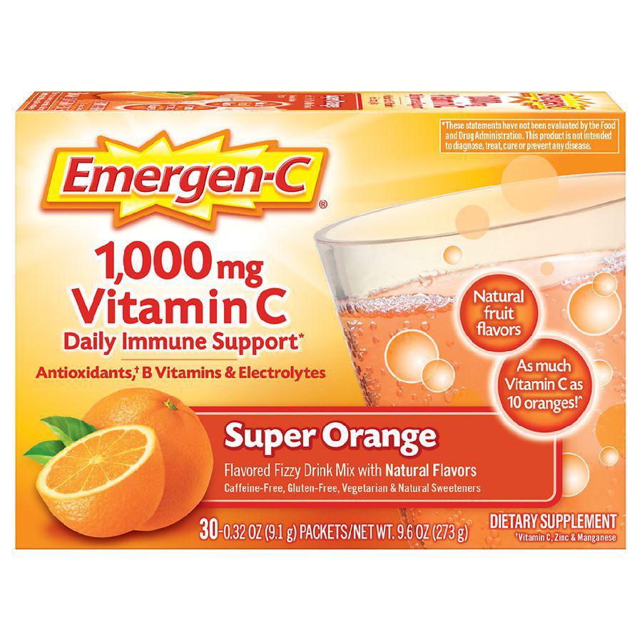 Emergen-C | Daily Immune Support Drink with 1000 mg Vitamin C Super Orange 77.67元 商品图片