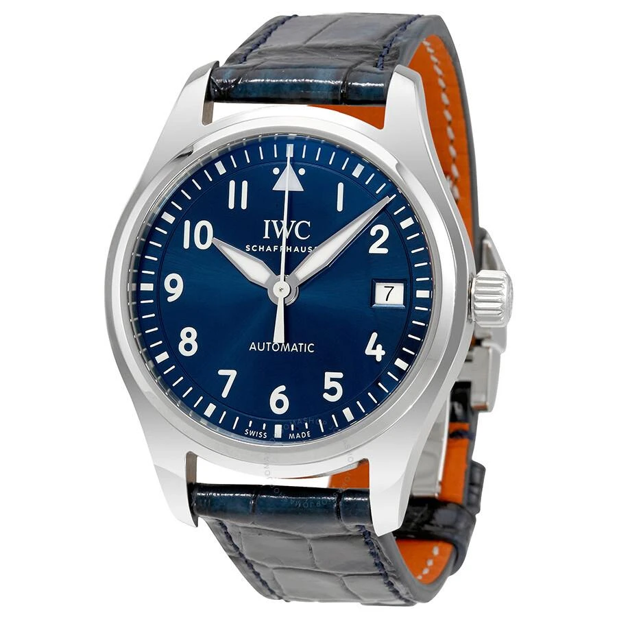 商品IWC Schaffhausen|Pilots Automatic Midsize Blue Dial Unisex Watch IW324008,价格¥26231,第1张图片