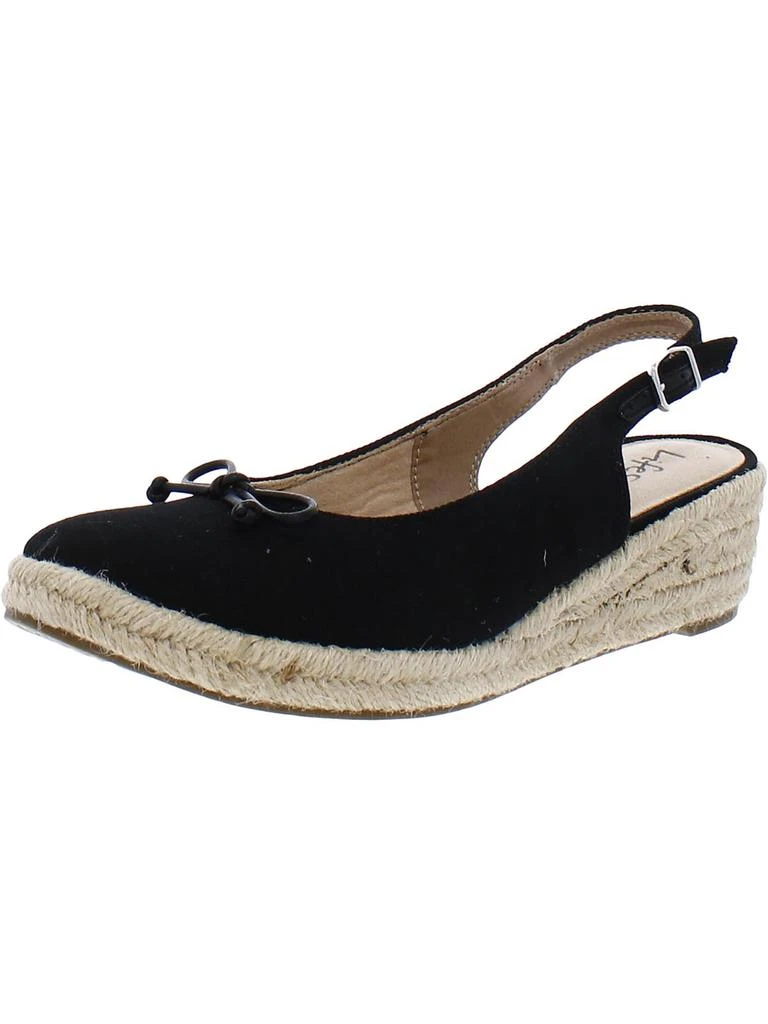 商品LifeStride|Keepsake Womens canvas Wedge Espadrilles,价格¥676,第1张图片