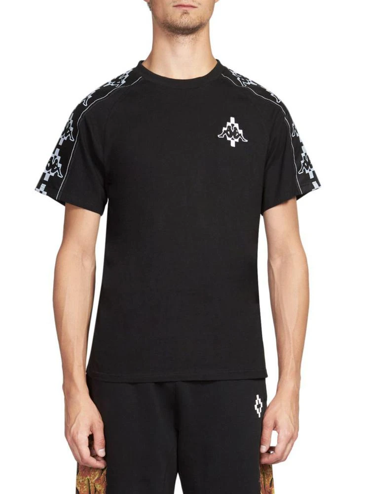 商品Marcelo Burlon|Marcelo Burlon - Kappa Tape Tee,价格¥612,第1张图片